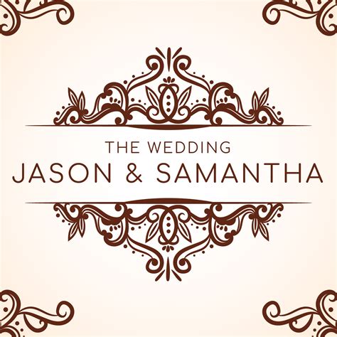 wedding card vector|Wedding Card Images .